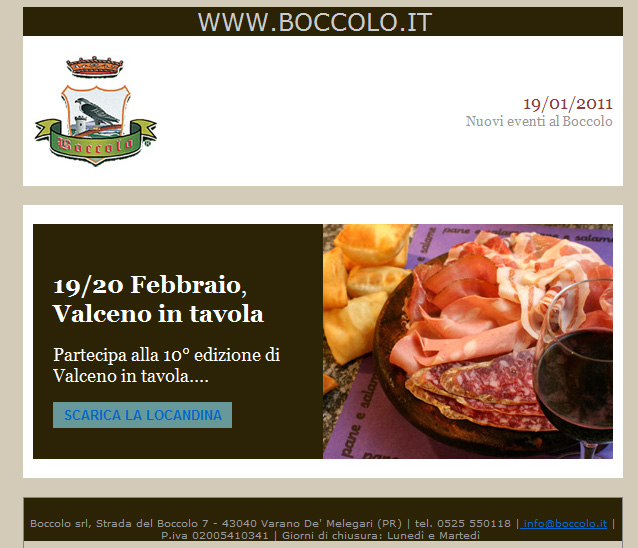 realizzazione di una vetrina prodotti su internet